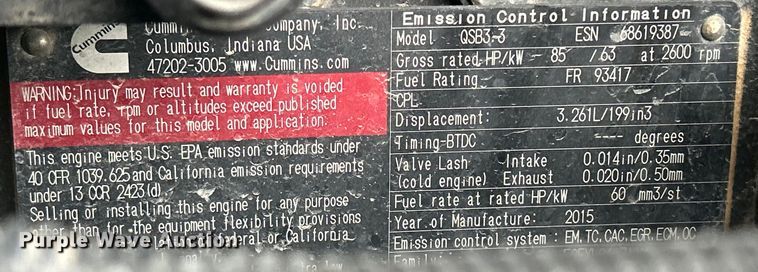 image for item MO9210 2015 JLG Skytrak 6036 telehandler