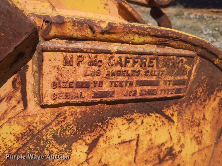 image for item NG9311 MP Mc Caffrey Inc. excavator bucket