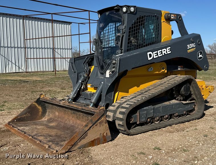 image for item NH9071 2019 John Deere 331G tracked skid steer loader