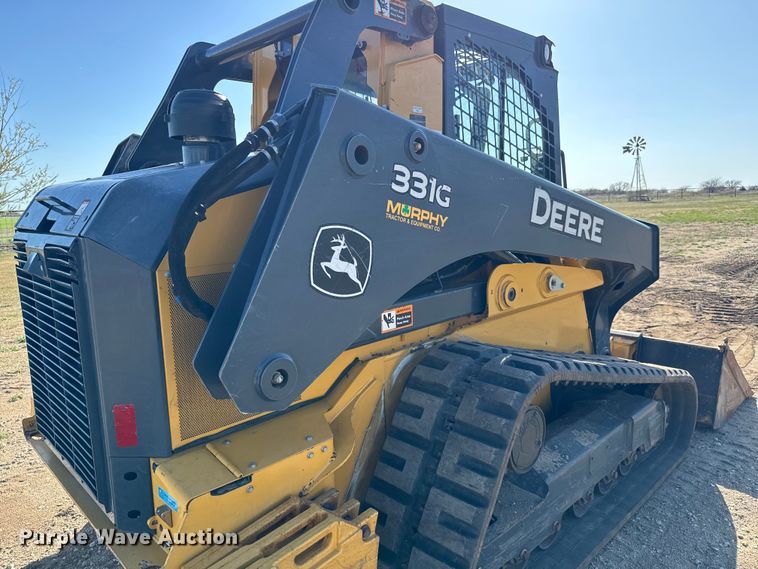 image for item NH9071 2019 John Deere 331G tracked skid steer loader