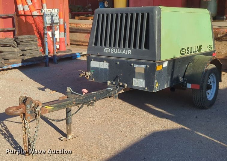 image for item NZ9437 Sullair 185 air compressor
