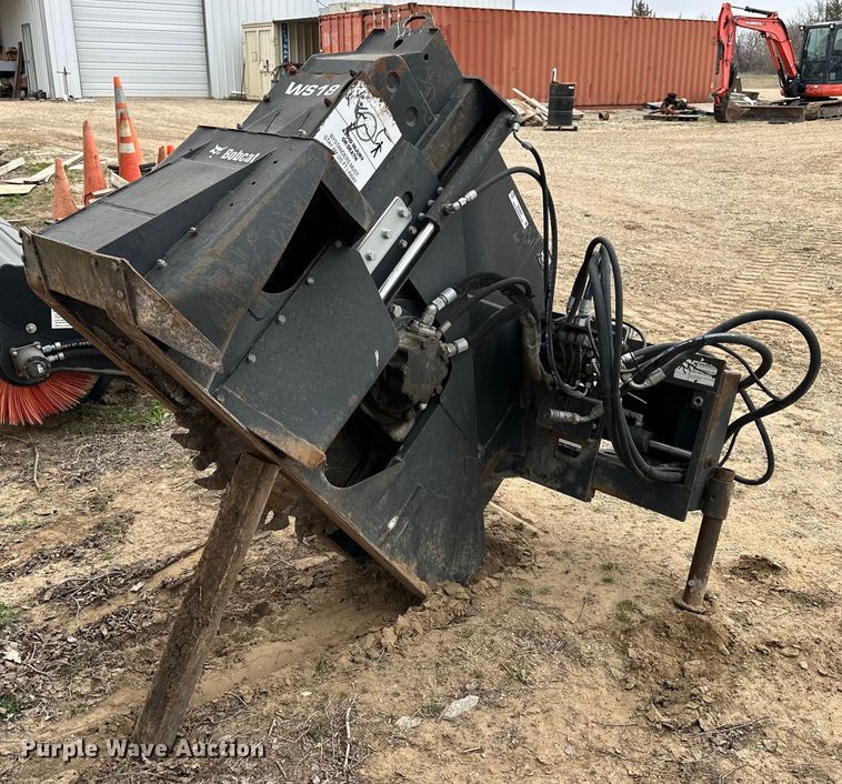 image for item OE9002 2009 Bobcat WS18 skid steer rock saw