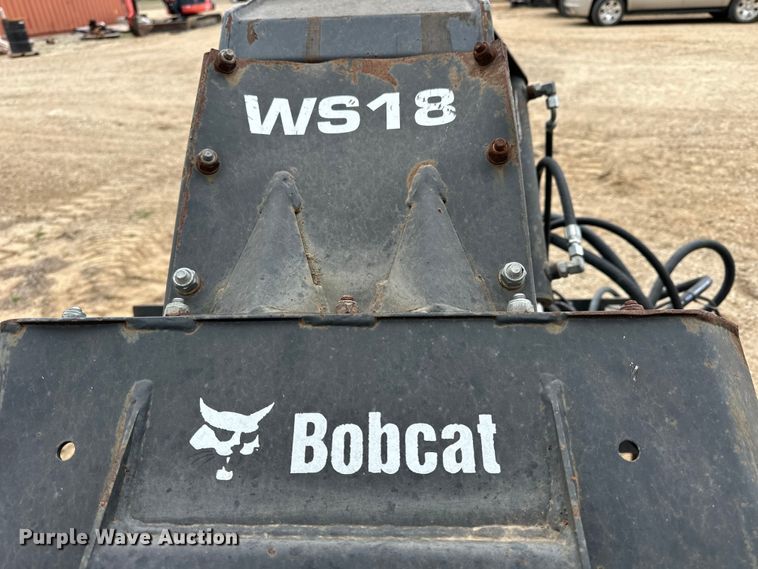 image for item OE9002 2009 Bobcat WS18 skid steer rock saw
