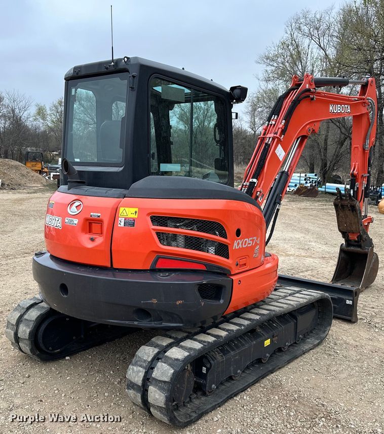 image for item OE9004 2018 Kubota KX057-4 mini excavator