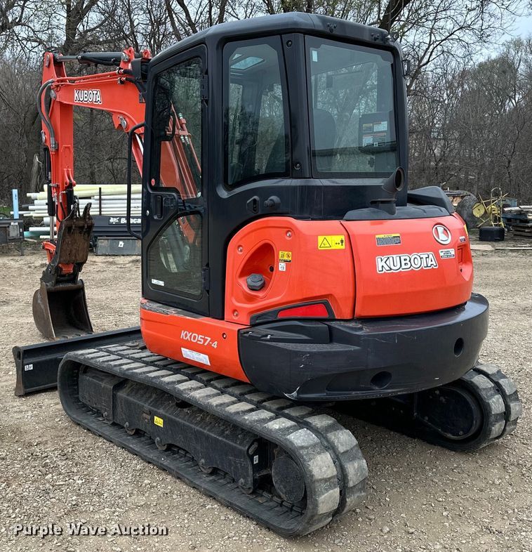 image for item OE9004 2018 Kubota KX057-4 mini excavator