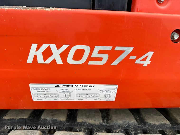 image for item OE9004 2018 Kubota KX057-4 mini excavator