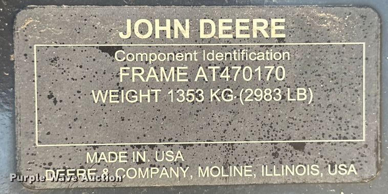 image for item OE9006 John Deere 850L dozer blade