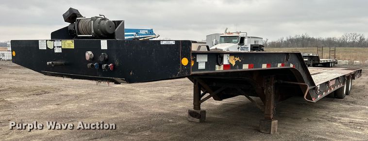 image for item OF9336 2012 Interstate trailer drop deck equipment trailer