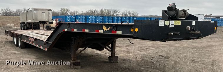 image for item OF9336 2012 Interstate trailer drop deck equipment trailer