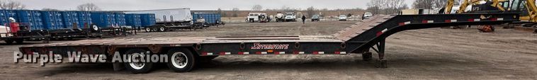 image for item OF9336 2012 Interstate trailer drop deck equipment trailer