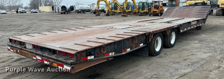 image for item OF9336 2012 Interstate trailer drop deck equipment trailer