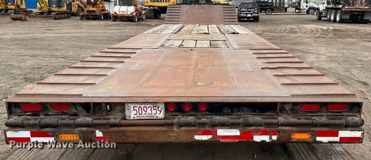 image for item OF9336 2012 Interstate trailer drop deck equipment trailer