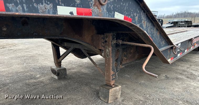 image for item OF9336 2012 Interstate trailer drop deck equipment trailer