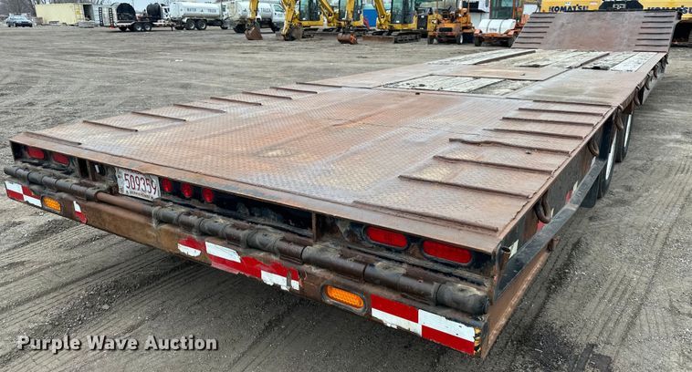 image for item OF9336 2012 Interstate trailer drop deck equipment trailer