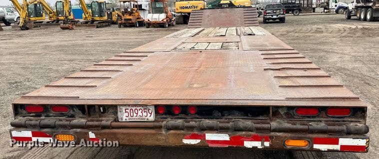image for item OF9336 2012 Interstate trailer drop deck equipment trailer