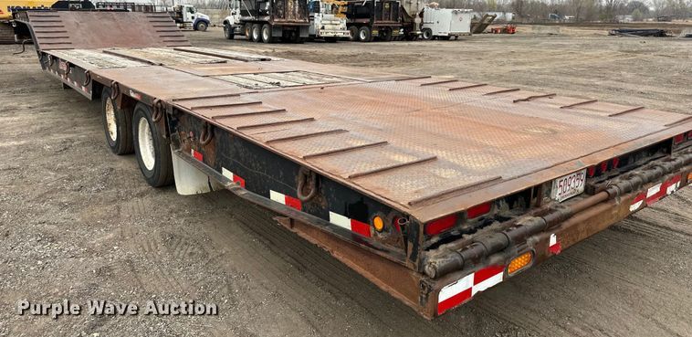 image for item OF9336 2012 Interstate trailer drop deck equipment trailer
