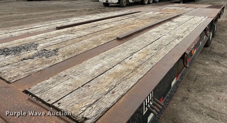 image for item OF9336 2012 Interstate trailer drop deck equipment trailer