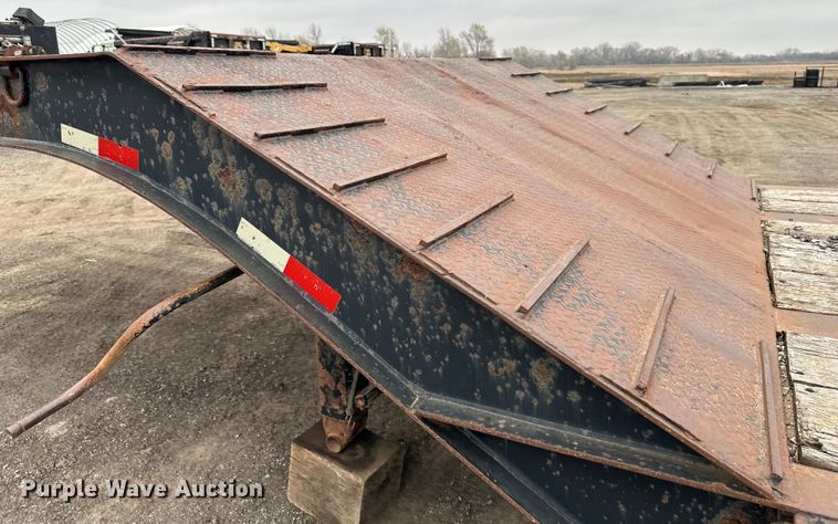 image for item OF9336 2012 Interstate trailer drop deck equipment trailer