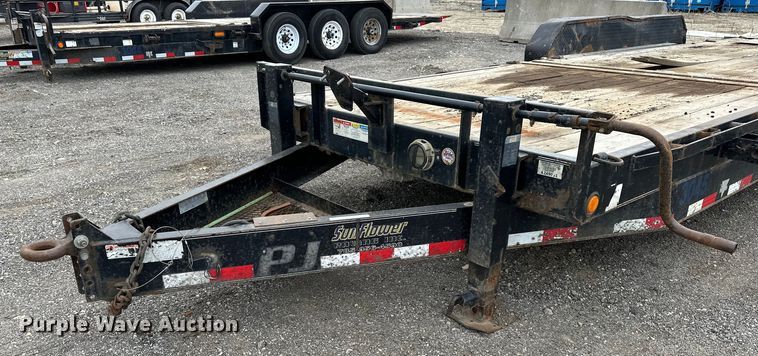 image for item OF9343 2016 PJ T7243 tilt deck equipment trailer