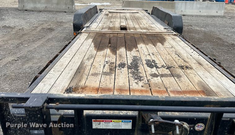 image for item OF9343 2016 PJ T7243 tilt deck equipment trailer