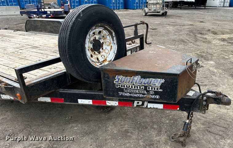 image for item OF9345 2016 PJ tilt deck equipment trailer