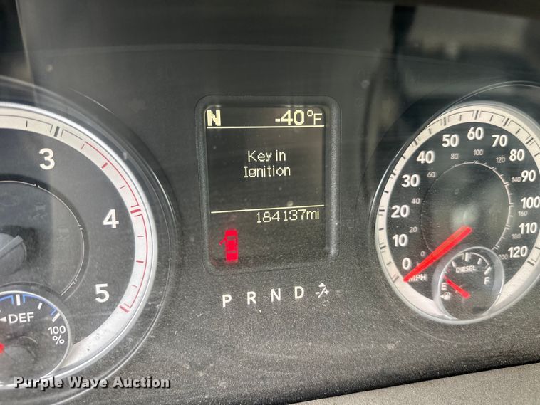 image for item OF9347 2014 Dodge  Ram 5500HD Crew Cab flatbed truck