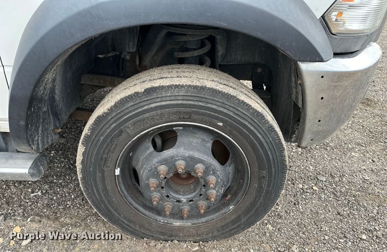 image for item OF9347 2014 Dodge  Ram 5500HD Crew Cab flatbed truck