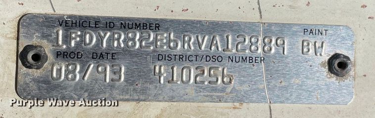 image for item OG9852 1994 Ford L8000 sewer jetter truck