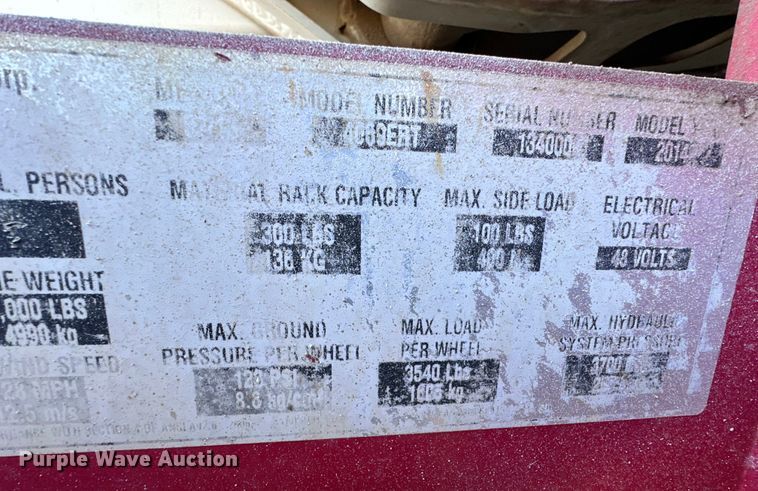 image for item OI9306 2014 MEC 4069 scissor lift