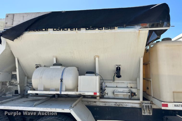 image for item OI9309 2001 Freightliner FL80 volumetric concrete mixer truck