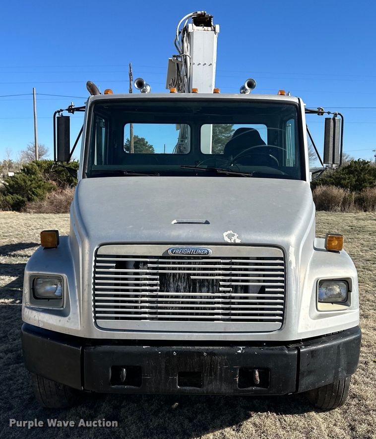 image for item OI9336 1997 Freightliner FL80 crane truck