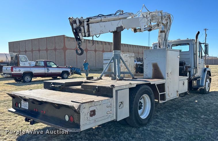 image for item OI9336 1997 Freightliner FL80 crane truck