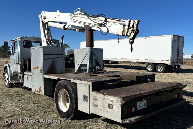 image for item OI9336 1997 Freightliner FL80 crane truck