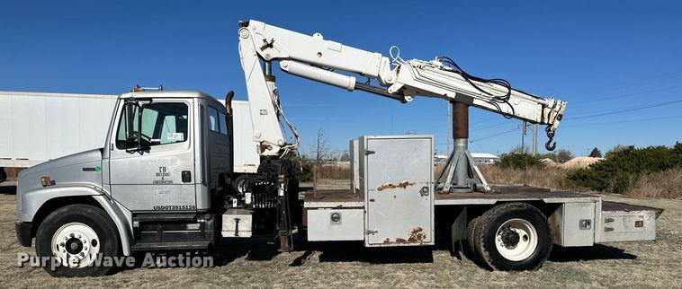 image for item OI9336 1997 Freightliner FL80 crane truck