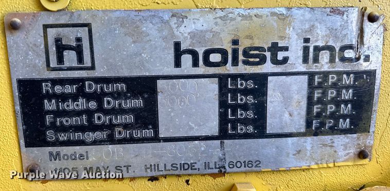 image for item OM9291 Hoist Inc 50B Construction hoist