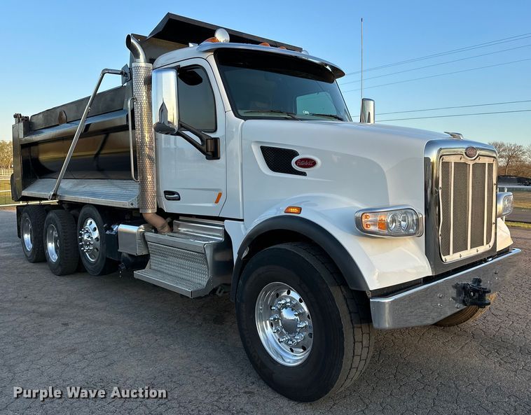 image for item OM9309 2021 Peterbilt  567 dump truck