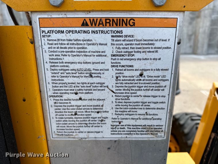 image for item OM9355 2021 Haulotte  45XA boom lift