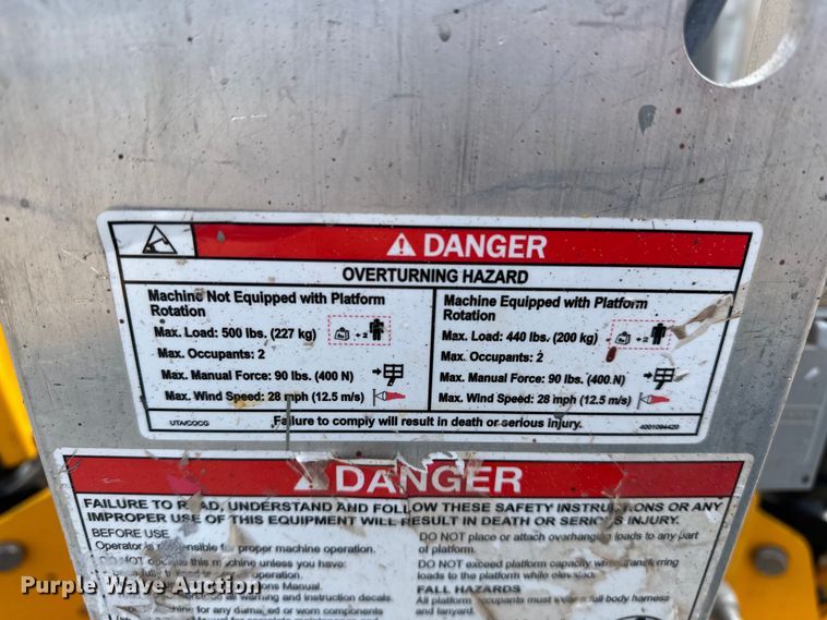 image for item OM9355 2021 Haulotte  45XA boom lift