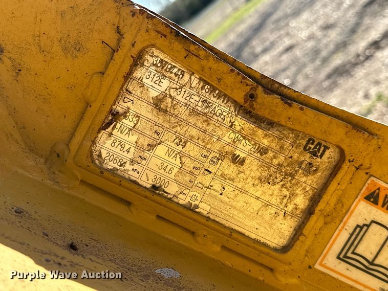 image for item OM9451 2019 Caterpillar  313FL excavator