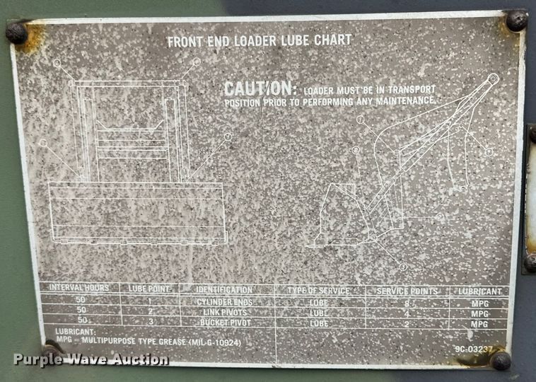 image for item DG4313 1988 Freightliner Unimog emplacement excavator