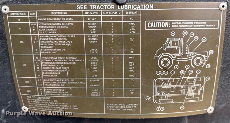 image for item DG4313 1988 Freightliner Unimog emplacement excavator