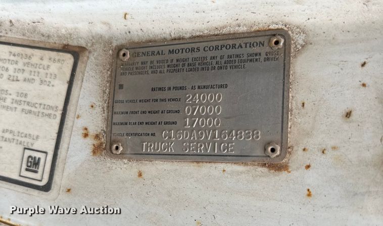 image for item DG4317 1979 Chevrolet C60 flatbed truck