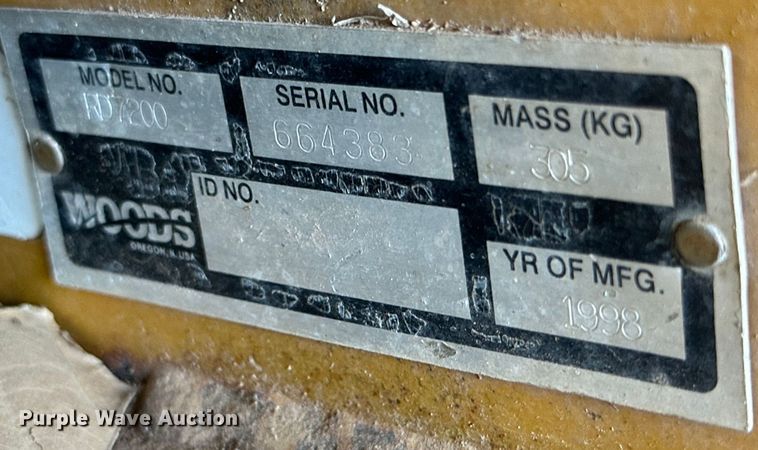 image for item DG4360 Woods RD720 rotary mower