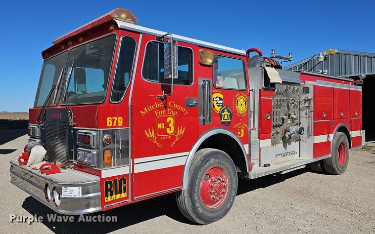 image for item DM1584 1985 Van Pelt Spartan fire truck
