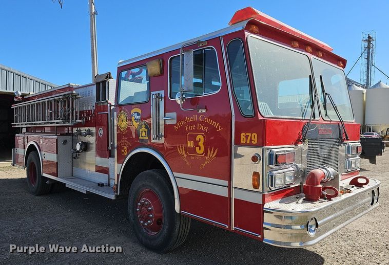 image for item DM1584 1985 Van Pelt Spartan fire truck