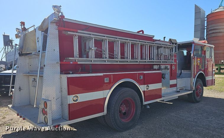 image for item DM1584 1985 Van Pelt Spartan fire truck