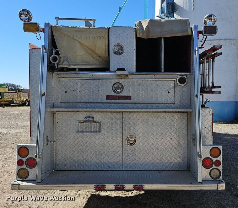 image for item DM1584 1985 Van Pelt Spartan fire truck