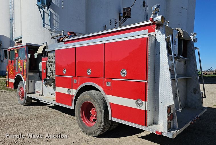 image for item DM1584 1985 Van Pelt Spartan fire truck