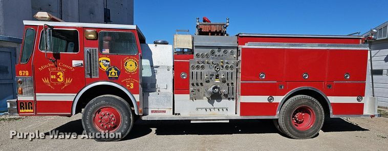 image for item DM1584 1985 Van Pelt Spartan fire truck