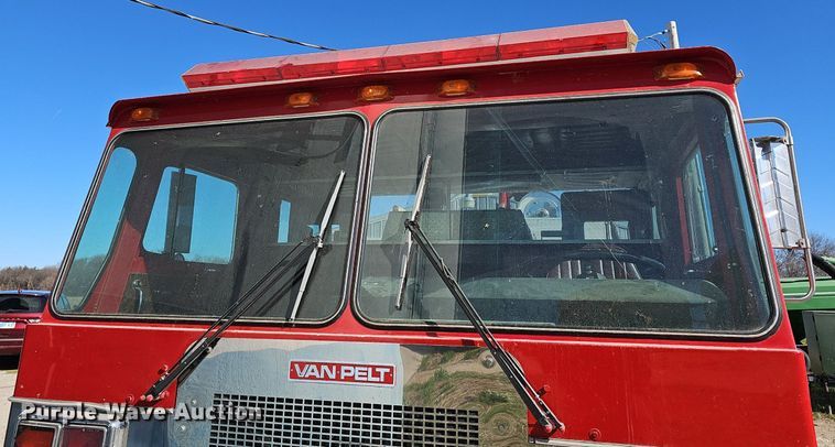 image for item DM1584 1985 Van Pelt Spartan fire truck